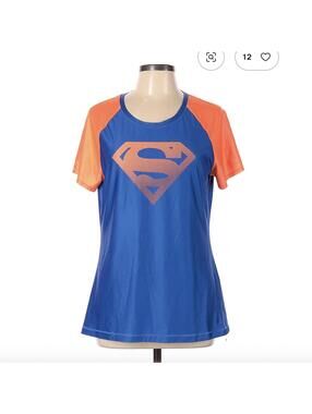 Under Armour Women's Active Superman T-Shirt Size L